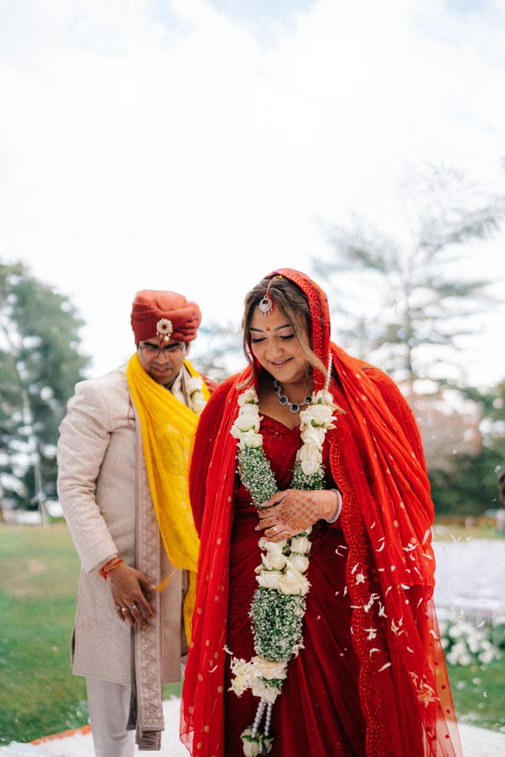 A frame from the Malvi & Chandrakant wedding